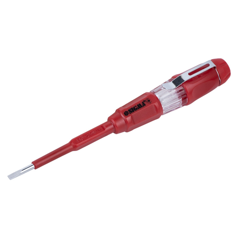 SIGMA Отвертка-индикатор SL 3.0×140мм 110-250В (4008721)