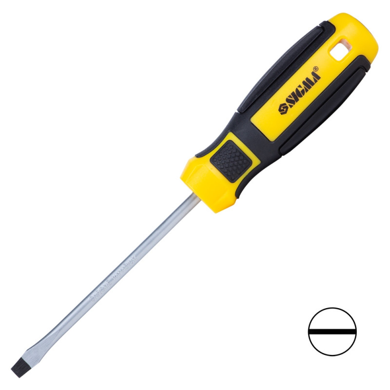 SIGMA Отвертка шлицевая SL 5.0×100мм CrV Mega (4009211)