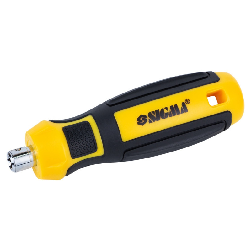 SIGMA Викрутка з двосторонніми битами 6в1 + адаптер CrV Mega (4009711)