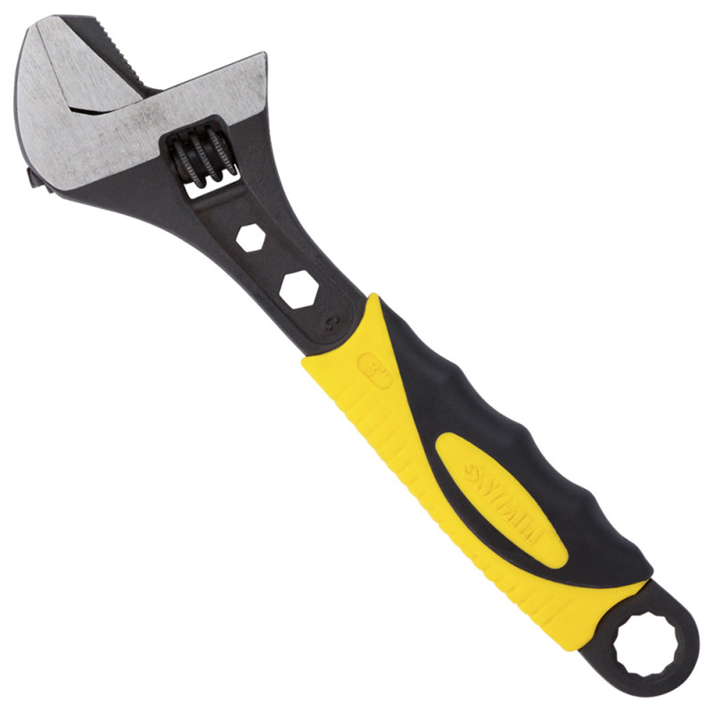 SIGMA Ключ разводной с переставной губкой 200мм, 0-30мм CrV (TPR) (4100921)