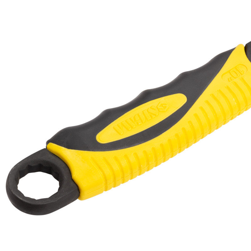 SIGMA Ключ разводной с переставной губкой 250мм, 0-35мм CrV (TPR) (4100931)