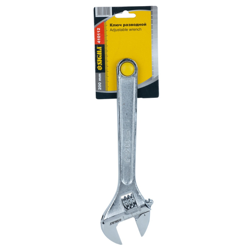 SIGMA Ключ разводной 200мм CrV (4101121)
