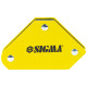 SIGMA Набор держателей магнитных мини 4кг 52×20×40×16×38мм (45,90,135°) 4шт (4270251)