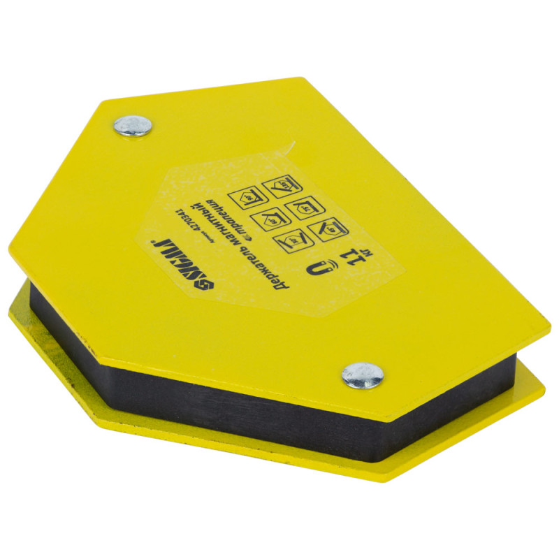 SIGMA Магнит для сварки трапеция 11кг 78×32×47×28.5мм (30.45,60.90.75.135°) (4270341)