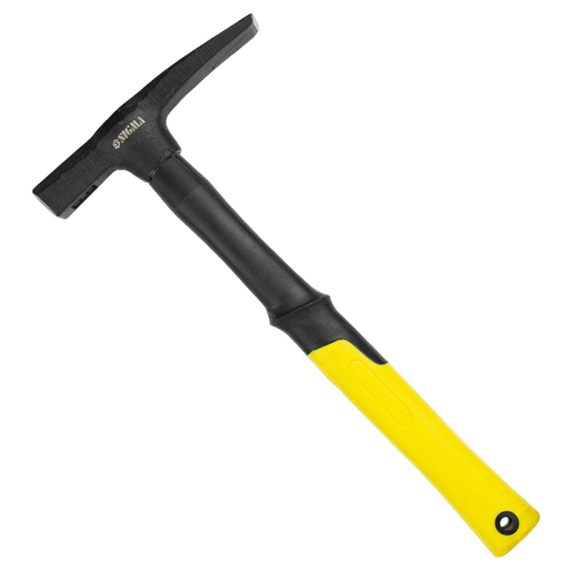 SIGMA Молоток-кирка каменщика 450г фибергласовая ручка (4313011)