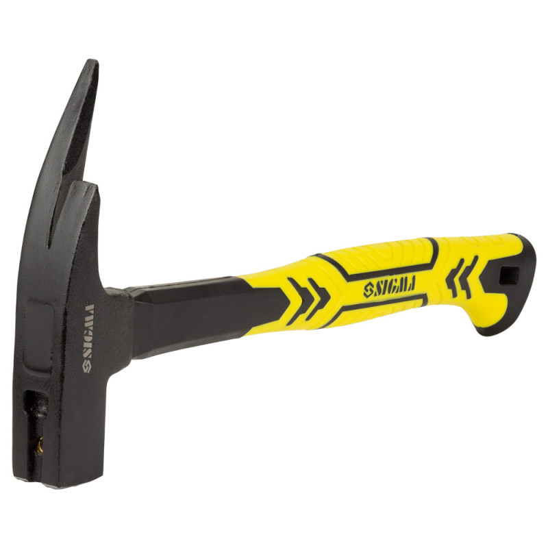 SIGMA Молоток кровельщика 600г фибергласовая ручка (4314011)