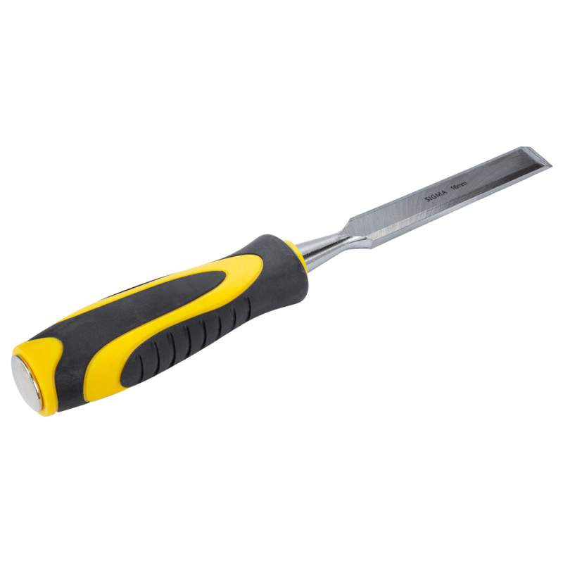 SIGMA Стамеска ударная 16мм двухкомпонентная ручка CrV (4326371)