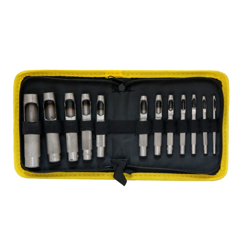 SIGMA Набор просечек 12ед 3-10, 12, 14, 16, 19мм (чехол) (4328431)