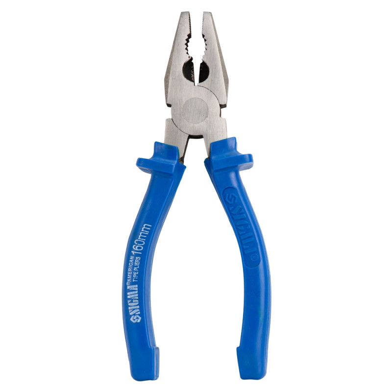 SIGMA Плоскогубцы 160мм синие (4341161)