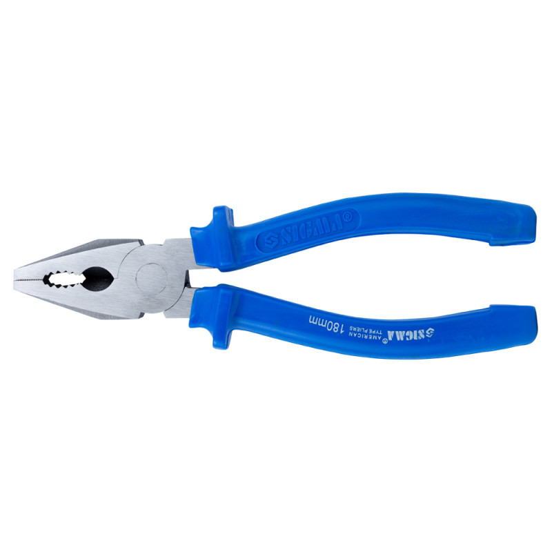 SIGMA Плоскогубцы 180мм синие (4341181)