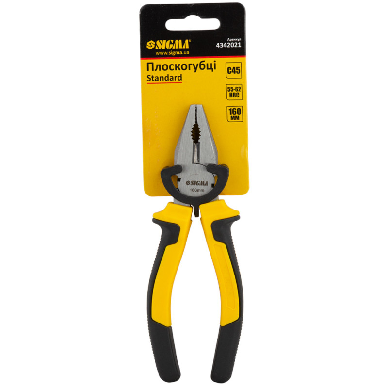 SIGMA Плоскогубцы 160мм Standard (4342021)