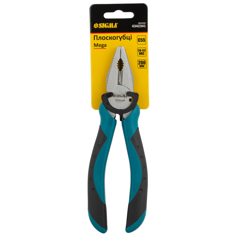 SIGMA Плоскогубцы 200мм Mega (4342341)