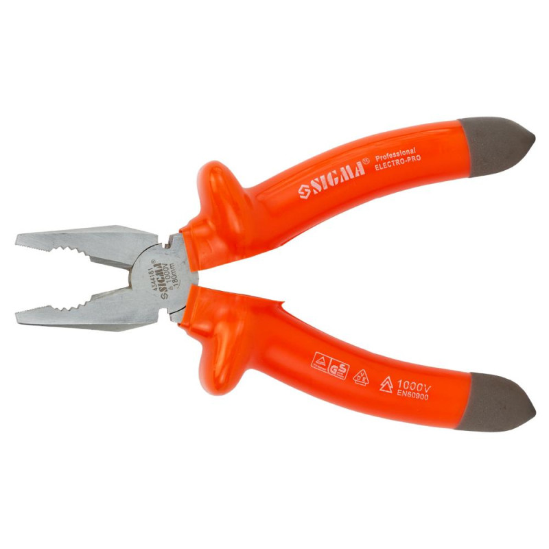 SIGMA Плоскогубцы диэлектрические 180мм 1000В (4344181)