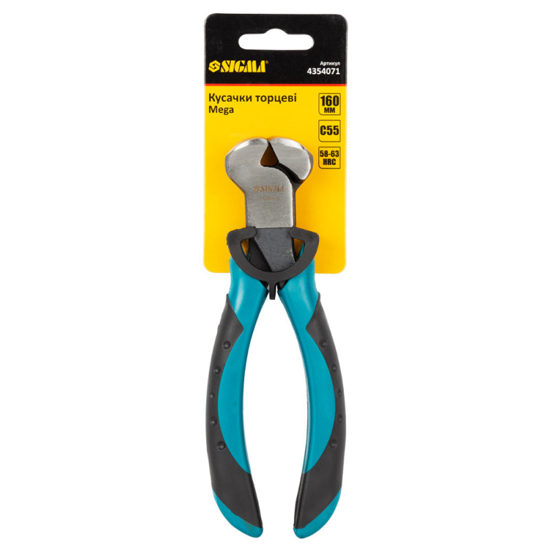 SIGMA Кусачки торцевые 160мм Mega (4354071)