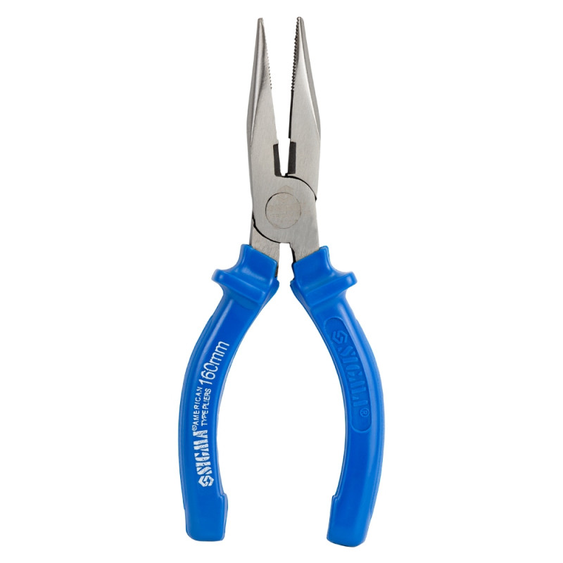 SIGMA Долгогубцы прямые 160мм синие (4357161)
