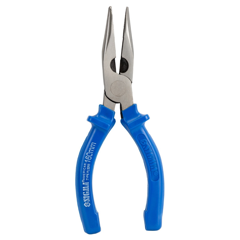 SIGMA Долгогубцы прямые 160мм синие (4357161)