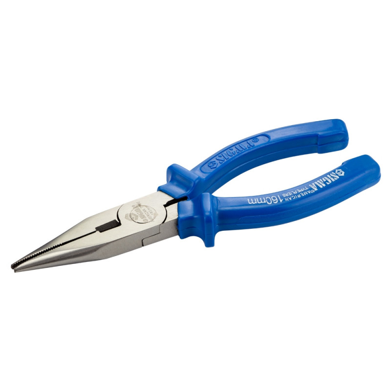 SIGMA Долгогубцы прямые 160мм синие (4357161)