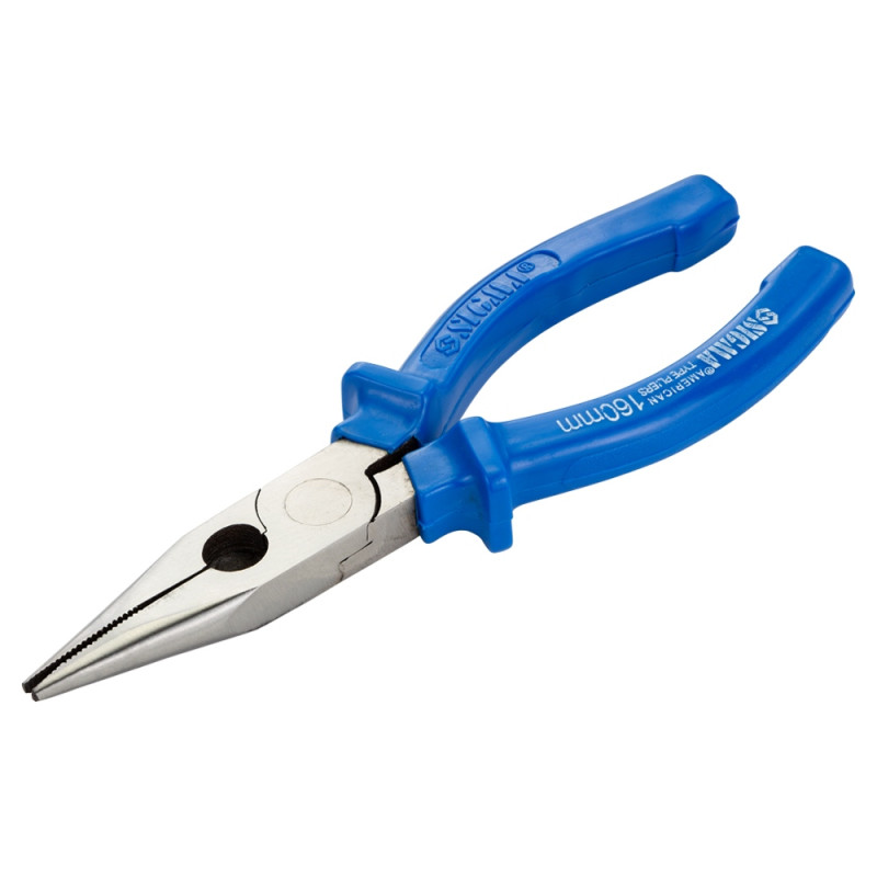 SIGMA Долгогубцы прямые 160мм синие (4357161)