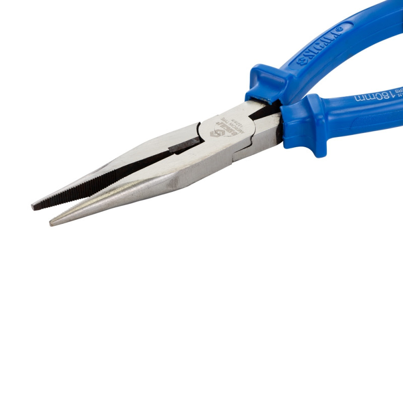 SIGMA Долгогубцы прямые 180мм синие (4357181)