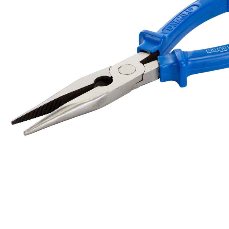 SIGMA Долгогубцы прямые 180мм синие (4357181)