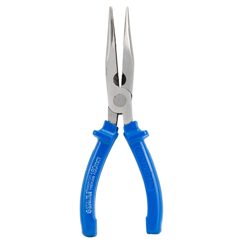 SIGMA Долгогубцы прямые 180мм синие (4357181)