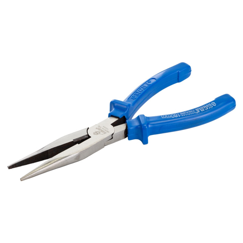 SIGMA Долгогубцы прямые 180мм синие (4357181)