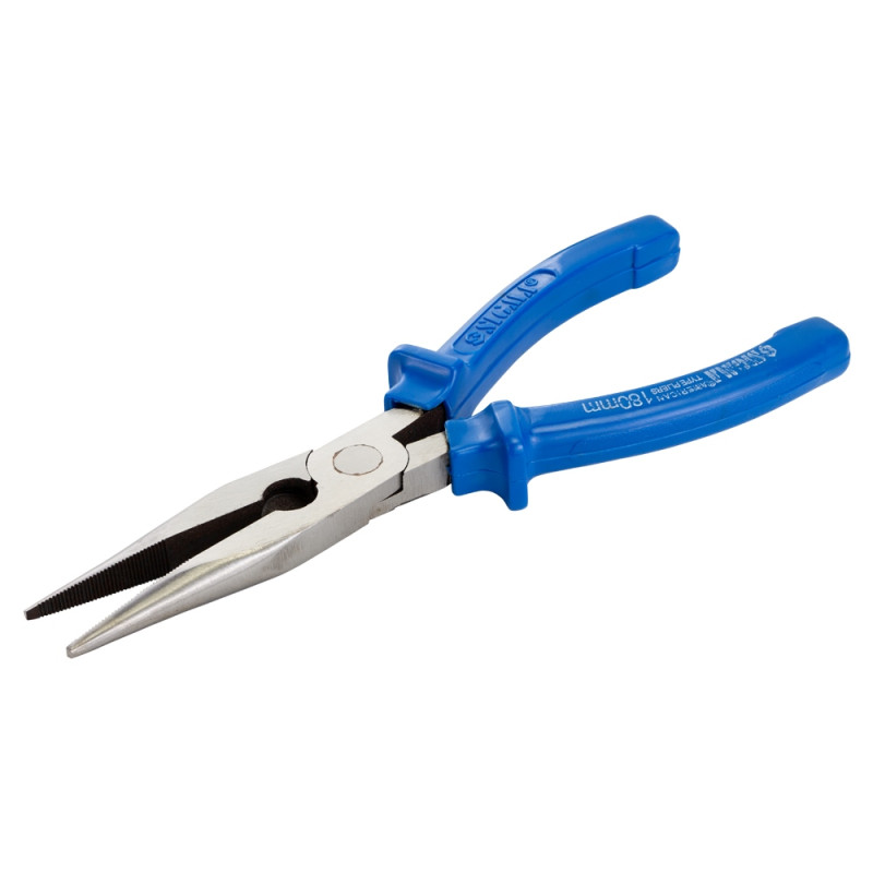 SIGMA Долгогубцы прямые 180мм синие (4357181)