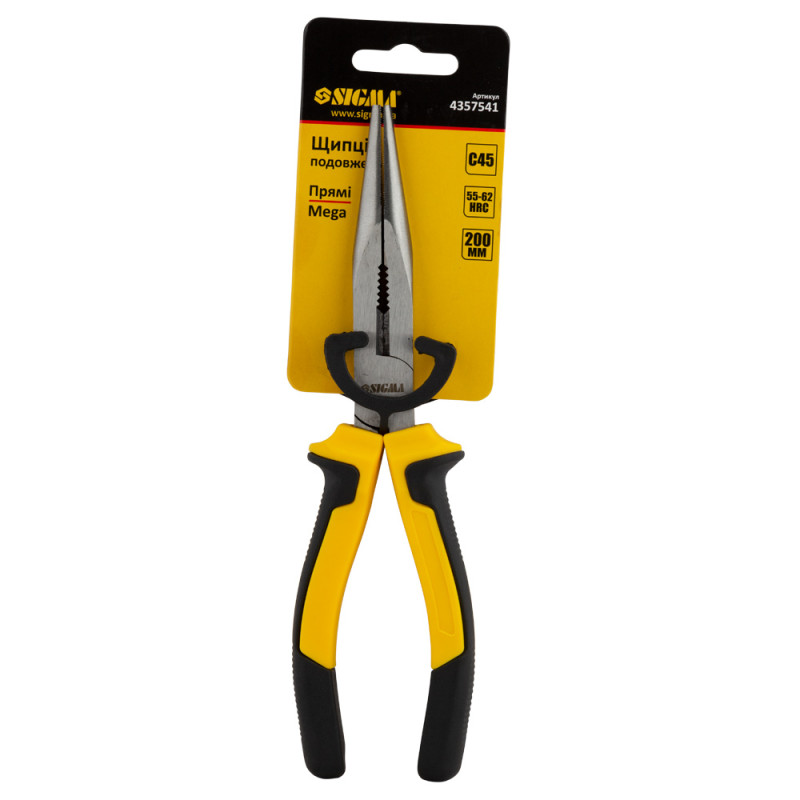 SIGMA Долгогубцы прямые 200мм Standard (4357541)