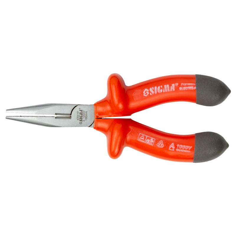 SIGMA Долгогубцы диэлектрические прямые 160мм 1000В 1000В (4364161)