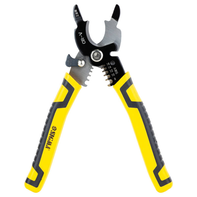 SIGMA Съемник многофункциональный изоляции + кабелерез + плоскогубцы 195мм (4371461)