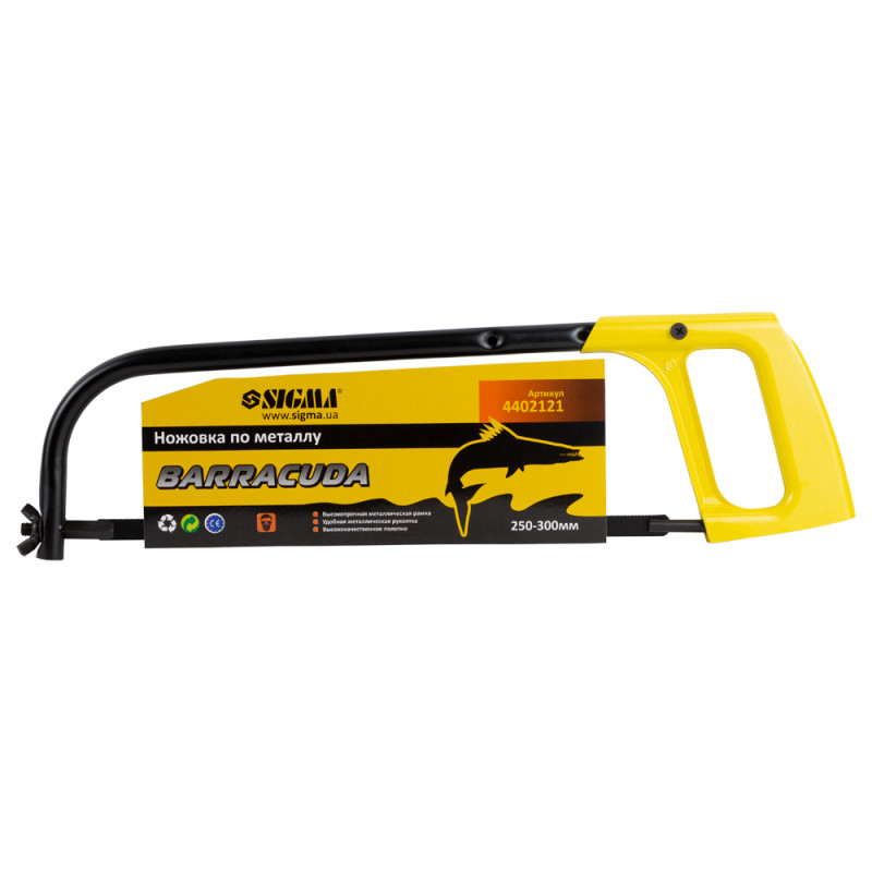 SIGMA Ножовка по металлу 300мм BARRACUDA (мет) (4402121)
