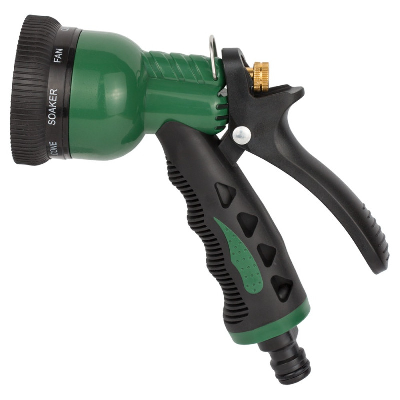 Grad Пистолет-распылитель 8-ми режимный металлический (ABS+TPR) (5012415)