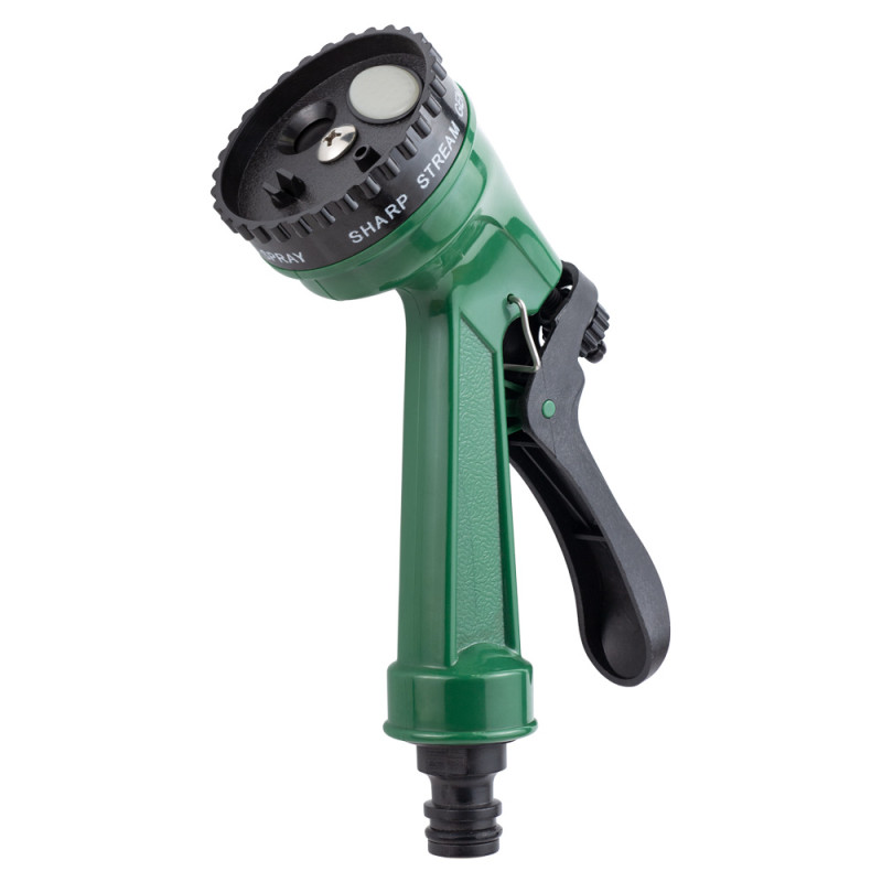 Grad Набор для полива пистолет-распылитель 4-х режимный 2 коннектора + адаптер на шланг 3/4" (5012585)