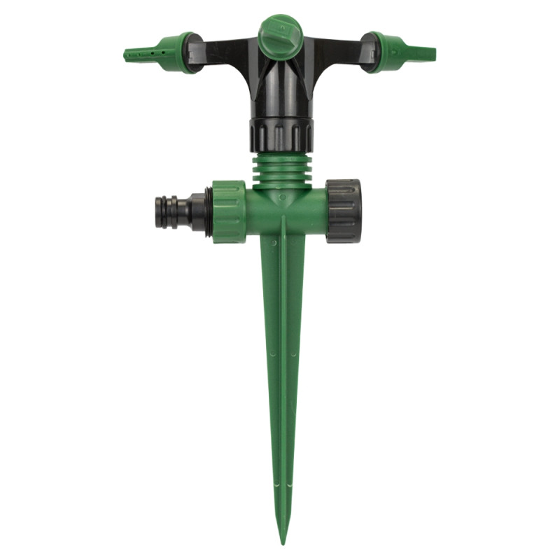 Grad Дождеватель круговой на пластиковом колышке с боковой подачей (ABS) (5014115)