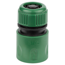 Grad Коннектор 1/2" быстросъемный аквастоп для шланга 1/2" (ABS) (5016115)
