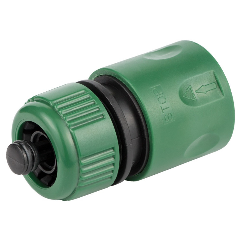 Grad Коннектор 1/2" быстросъемный аквастоп для шланга 1/2" (ABS) (5016115)