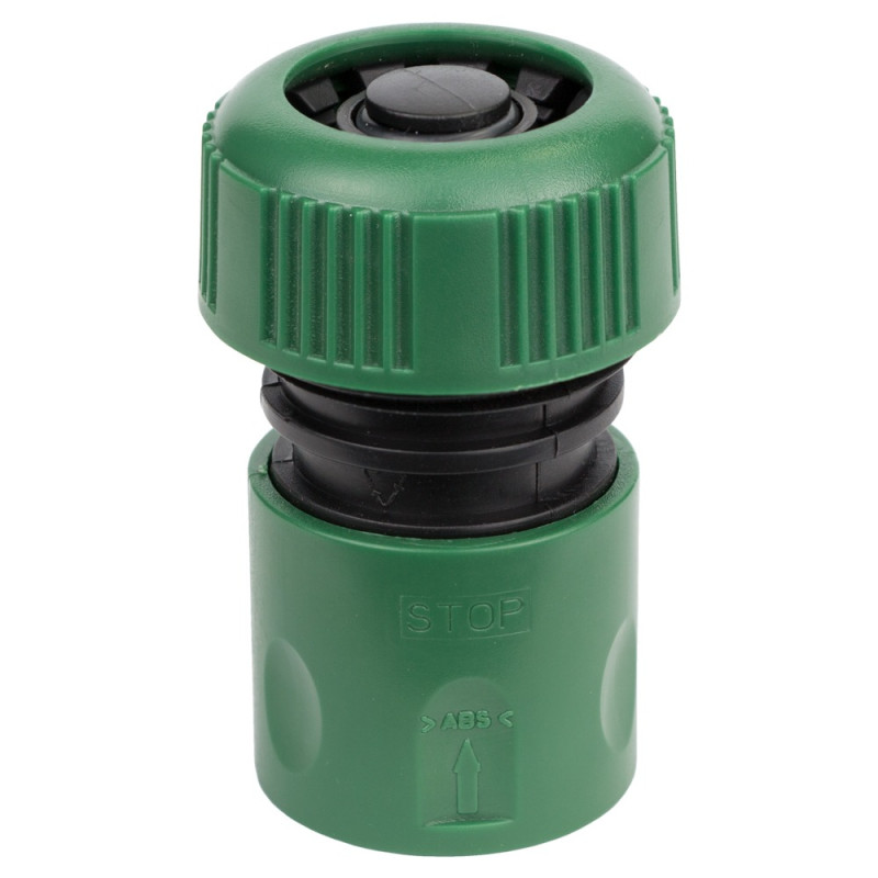Grad Коннектор 1/2" быстросъемный аквастоп для шланга 3/4" (ABS) (5016125)