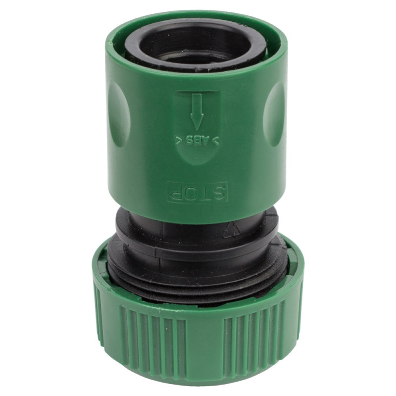 Grad Коннектор 1/2" быстросъемный аквастоп для шланга 3/4" (ABS) (5016125)