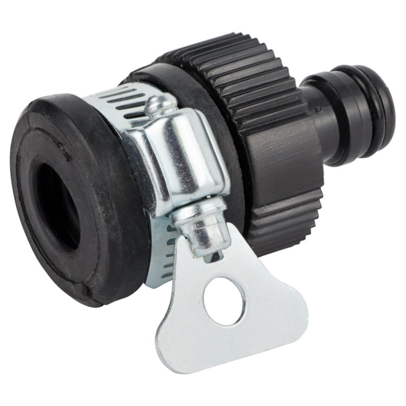 Grad Адаптер для коннектора 1/2" универсальный на кран без резьбы 1/2"×3/4" (ABS) (5016375)