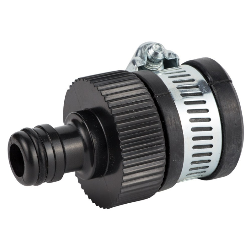 Grad Адаптер для коннектора 1/2" универсальный на кран без резьбы 1/2"×3/4" (ABS) (5016375)