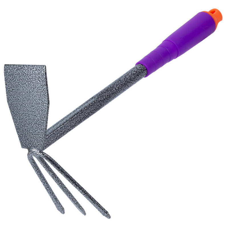 Grad Мотыга комбинированная плоская + 3-х зубая (полая ручка) (ABS) (5044665)