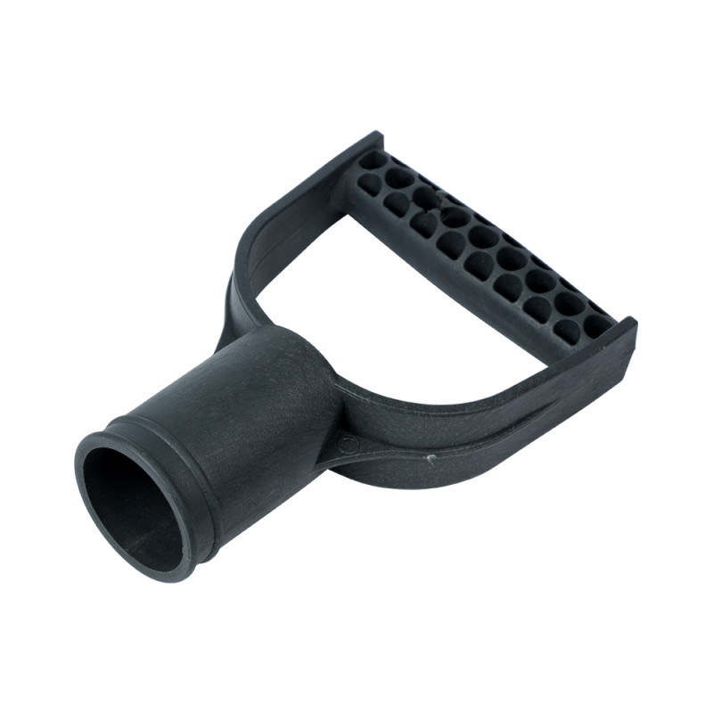 Grad Лопата для уборки снега пластиковая с алюминиевой планкой 440×460×10мм (черная) (5049415)