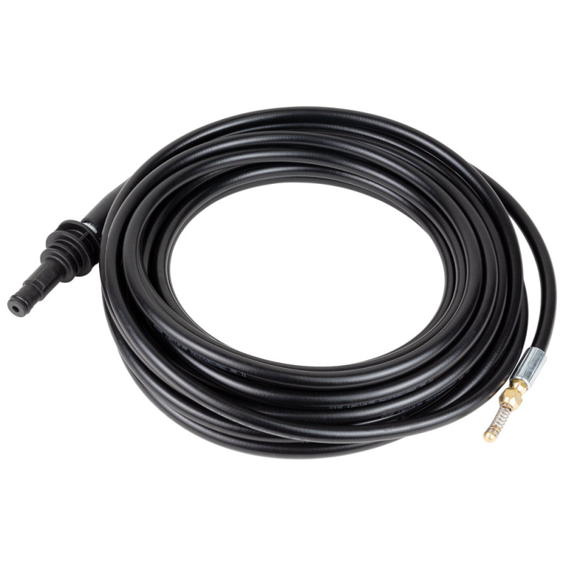 VORTEX Шланг для очистки сточных труб 10м для моек с мощностью от 1500Вт по 2500Вт (5344213)