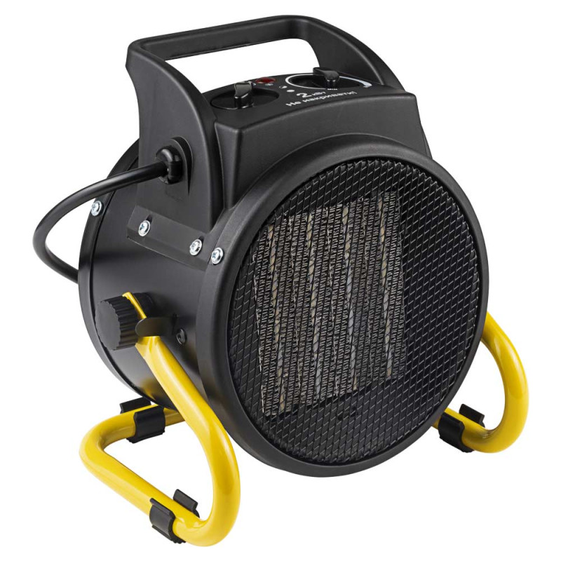 SIGMA Электрическая тепловая пушка с керамическим нагревателем 2.0 кВт (металл) (5359461)