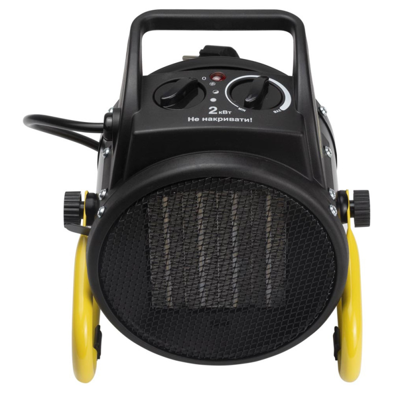 SIGMA Электрическая тепловая пушка с керамическим нагревателем 2.0 кВт (металл) (5359461)