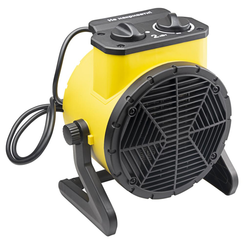 SIGMA Электрическая тепловая пушка с керамическим нагревателем 2.0 кВт (ударостойкий пластик) (5359531)