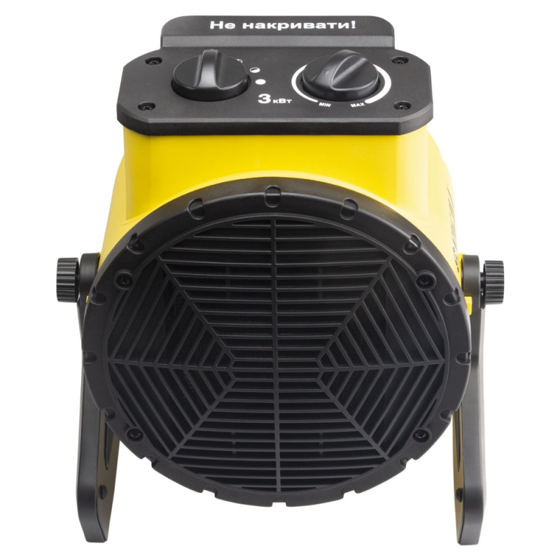 SIGMA Электрическая тепловая пушка с керамическим нагревателем 3.0кВт (ударостойкий пластик) (5359541)