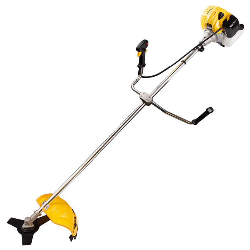 SIGMA Триммер бензиновый 3.6кВт 52см³ жесткий усиленный вал 28мм U-ручка (катушка, 2 ножа, ремень) (5612421)