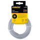 SIGMA Леска для триммера с алюминиевым кордом Ø2.4мм 15м (5614011)