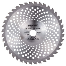 SIGMA Диск для триммера с твердосплавными напайками Ø255×25.4мм 40Т волнообразный (5624621)